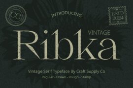 Ribka Vintage Demo Font