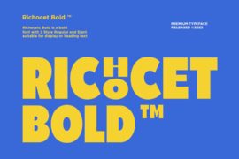 Richocet Bold Font Family