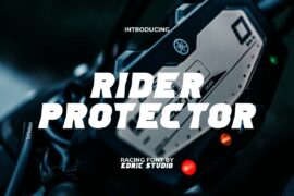 Rider Protector Demo Font