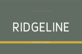 Ridgeline Font Family