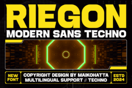 RIEGON Font