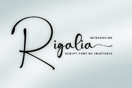 Rigalia Script Font