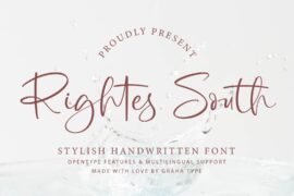 Rightes South DEMO Font