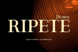 Ripete Drawn Demo Font