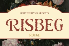 Risbeg Rough Demo Font