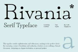 Rivania Demo Font