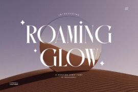 Roaming Glow Font