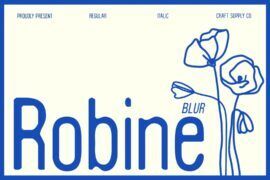Robine Blur Demo Font