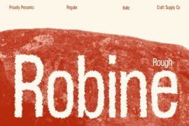 Robine Rough Demo Font
