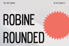 Robine Rounded Demo Font