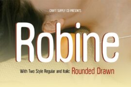Robine Rounded Drawn Demo Font