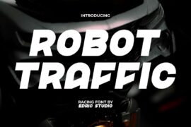 Robot Traffic Demo Font