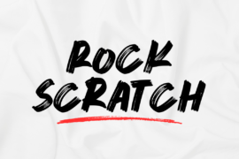 Rock Scratch Font
