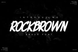 ROCKBROWN Font