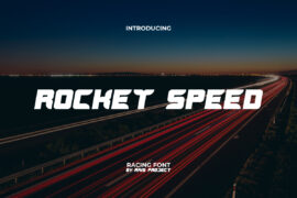 Rocket Speed Demo Font