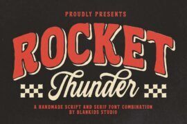 Rocket Thunder Font Family