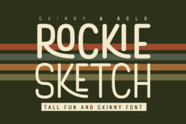 RockieSketch Font