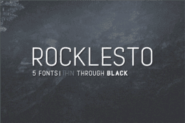 Rocklesto Font