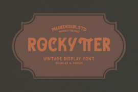 Rockytter DEMO Font