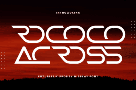 Rococo Across Demo Font
