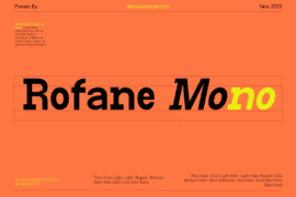 Rofane Mono Font