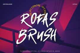 Rofas Brush Font