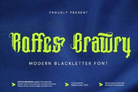 Roffes Brawry Font