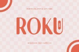 Roku Blur Demo Font