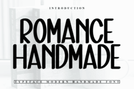 Romance Handmade Font