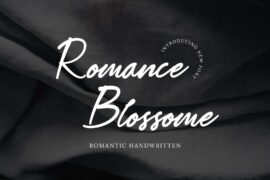 RomanceBlossome Font