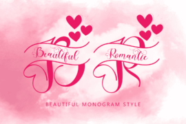 Romantic Monogram Demo Font Family