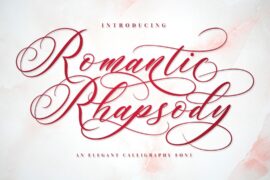 Romantic Rhapsody Font