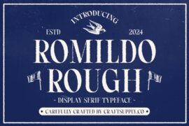 Romildo Rough Demo Font