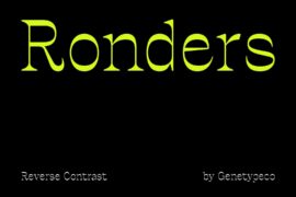 Ronders Font Family