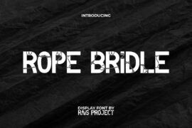 Rope Bridle Demo Font
