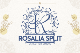 Rosalia Wreath Split Font