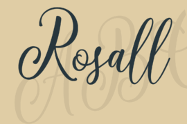 Rosall Font