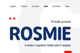 Rosmie Font Family