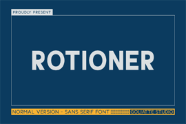 Rotioner Font