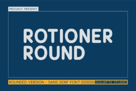 Rotioner Round Font
