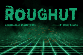 Roughut Demo Font