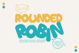 Rounded Robin Font Family