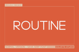 Routine Font