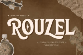 Rouzel Vintage Demo Font