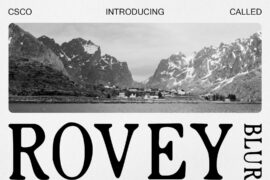 Rovey Blur Demo Font