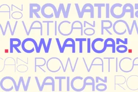 Row Vatikano Font
