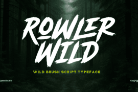 Rowler Wild Font