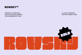 Rowsky Font