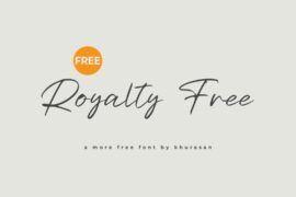 Royalty Free Font