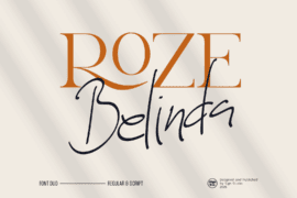 Roze Belinda Font Family